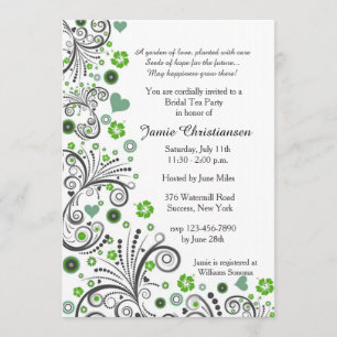 Spring Love Invitation Kaart
