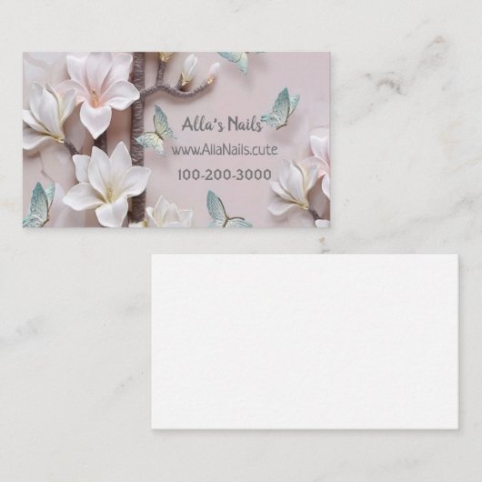 Spring Love Visitekaartje (Voorkant / Achterkant)