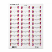 Spring Lush | Bloemen en loof Etiket (Full Sheet)