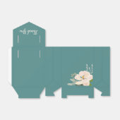 Spring Magnolia Bloemboeket dank u Bedankdoosjes (Uitgevouwen)