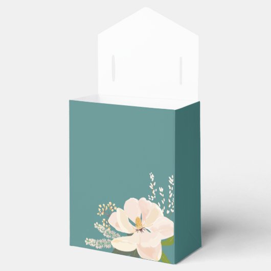 Spring Magnolia Bloemboeket dank u Bedankdoosjes (Geopend)