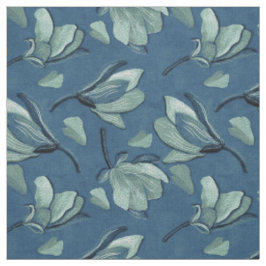Spring Magnolia blue Stof