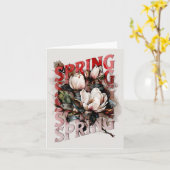 Spring Magnolias Kaart (Gele Bloem)