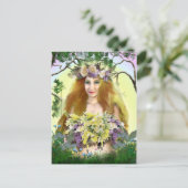 Spring Maiden Briefkaart (Staand voorkant)