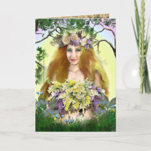 Spring Maiden Kaart
