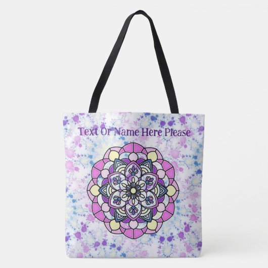 Spring Mandala All-over-print Tas, schouderTas Tote Bag (Voorkant)