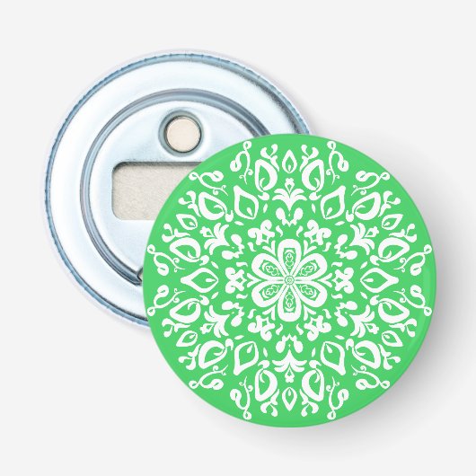 Spring Mandala Button Flesopener (Voorkant)