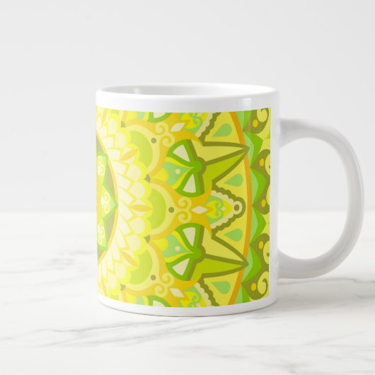 Spring Mandala Grote Koffiekop (Rechts)