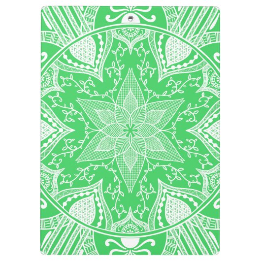Spring Mandala Klembord (Achterkant)