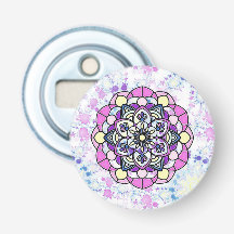 Spring Mandala knop flesopener