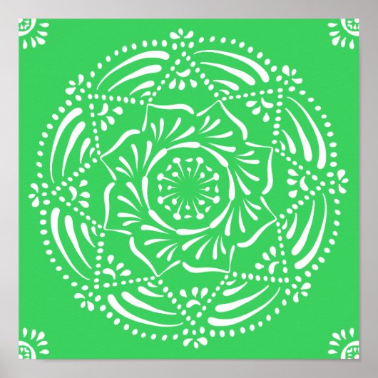 Spring Mandala Poster (Voorkant)