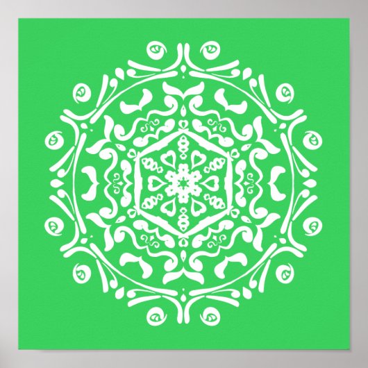 Spring Mandala Poster (Voorkant)