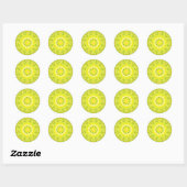 Spring Mandala Ronde Sticker (Vel)