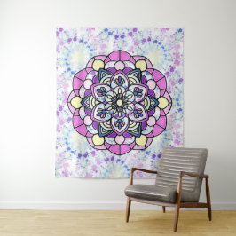 Spring Mandala Tapestry Wandkleed
