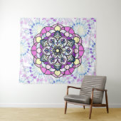 Spring Mandala Tapestry Wandkleed (In Situ (horizontaal))