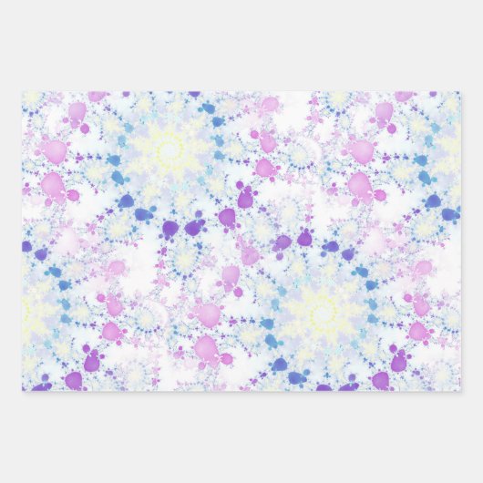 Spring Mandala Wrapping Paper Flat Sheet Set van 3 (Voorkant 2)