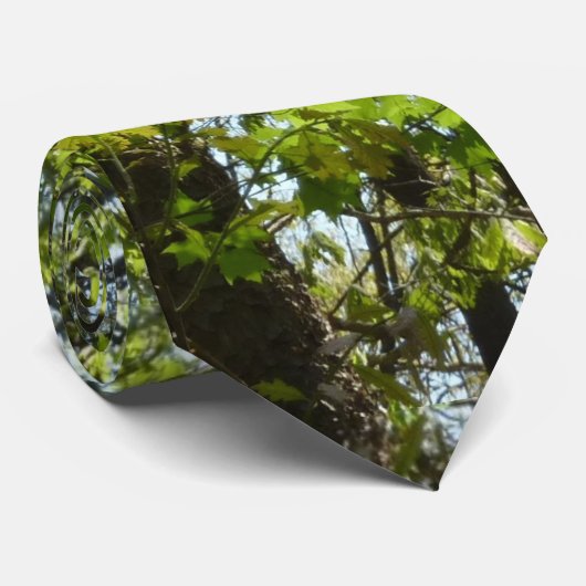 Spring Maple Leaves Stropdas (Opgerold)