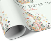 Spring Meadow Bunny Wrapping Paper Cadeaupapier (Rol Hoek)