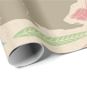 Spring Meadow Bunny Wrapping Paper Cadeaupapier (Rol Hoek)