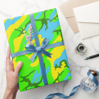 Spring Meadow Camo Cadeaupapier