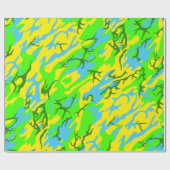 Spring Meadow Camo Cadeaupapier (Vlak)