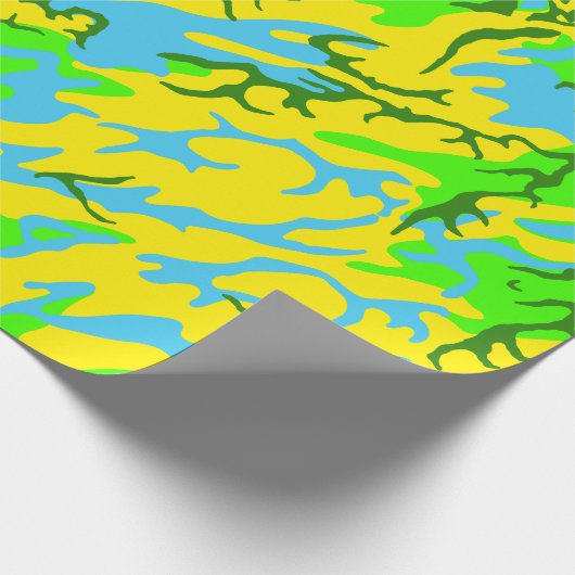 Spring Meadow Camo Cadeaupapier (Hoek)