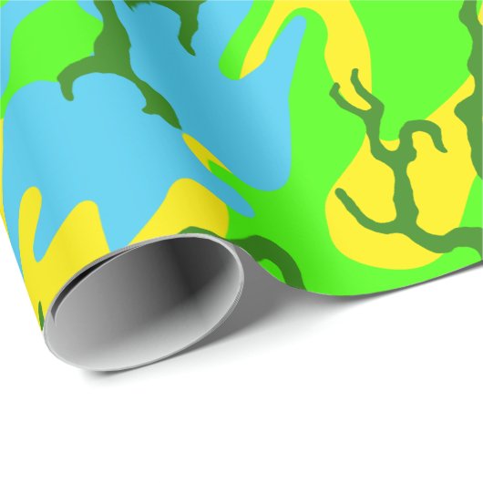 Spring Meadow Camo Cadeaupapier (Rol Hoek)