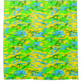 Spring Meadow Camo Douchegordijn (Voorkant)