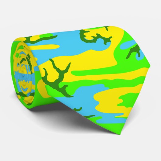 Spring Meadow Camo Stropdas (Opgerold)