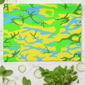 Spring Meadow Camo Theedoek (Gevouwen)