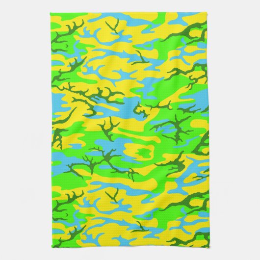 Spring Meadow Camo Theedoek (Verticaal)