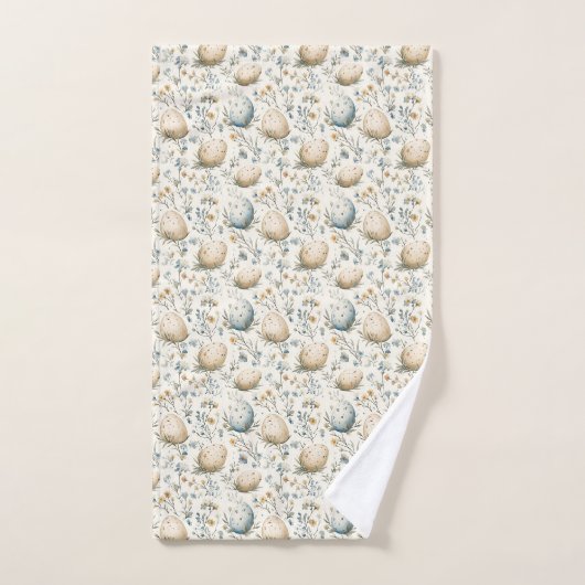 Spring Meadow Egg Pattern Bad Handdoek (Handdoek)