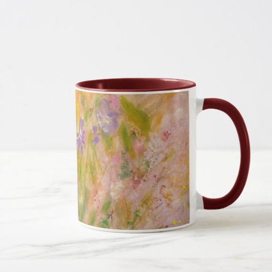 "Spring Meadow" Impressionist Garden Art Mok (Rechts)