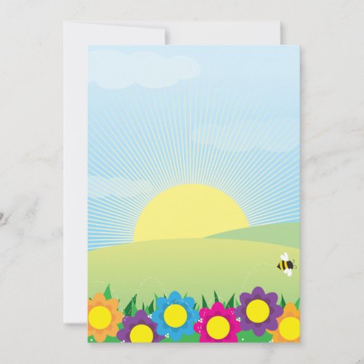 Spring Meadow Kaart (Voorkant)