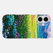 Spring Meadow & Mountains – Anime Landschap Case-Mate iPhone Case (Achterkant (horizontaal))