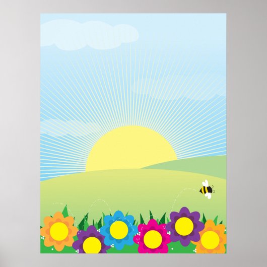 Spring Meadow Poster (Voorkant)