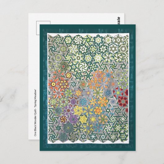 Spring Meadow Quilt Briefkaart (Voorkant / Achterkant)