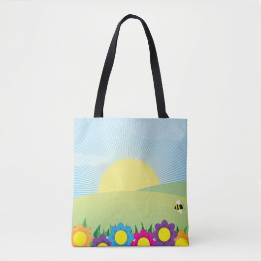 Spring Meadow Tote Bag (Voorkant)