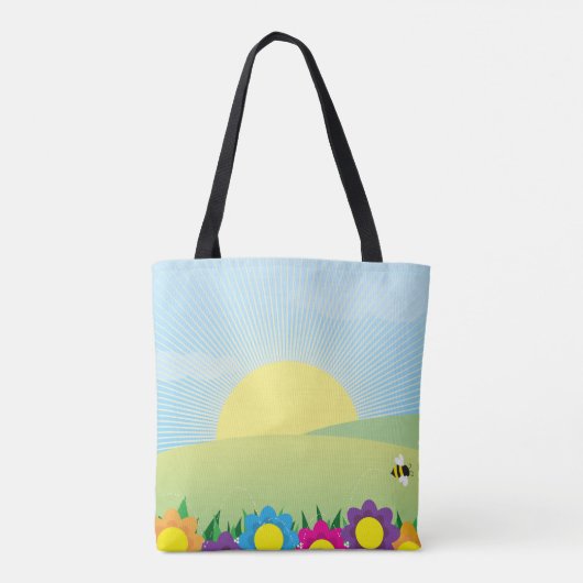 Spring Meadow Tote Bag (Achterkant)