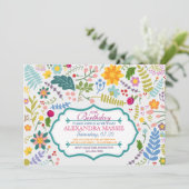 Spring Medley Uitnodiging (Staand voorkant)