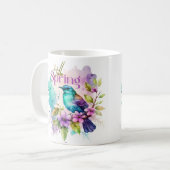 Spring Melody Birds Cup Koffiemok (Voorkant links)