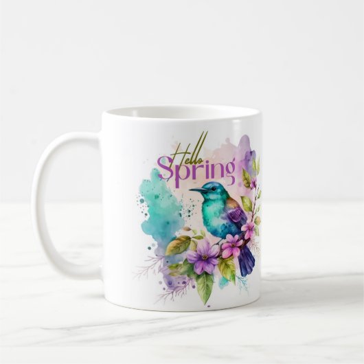 Spring Melody Birds Cup Koffiemok (Links)