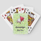 Spring Melody Limecream Speelkaarten  (Achterkant)