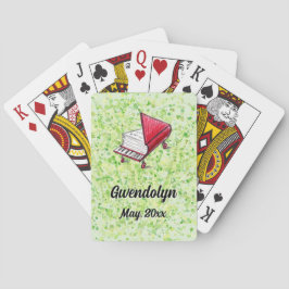 Spring Melody Limecream Speelkaarten