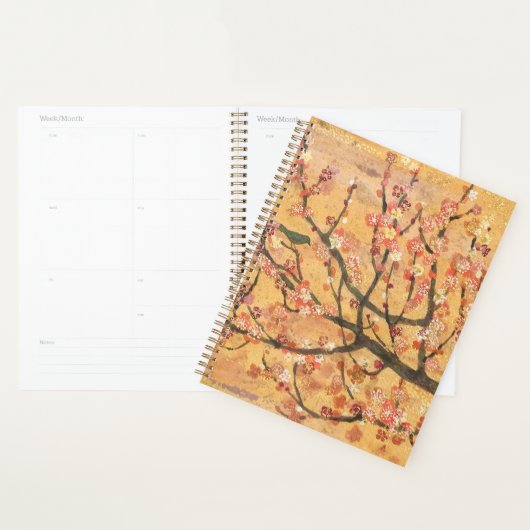 Spring Melody: Plum Blossom & Bush Warbler Planner (Display)
