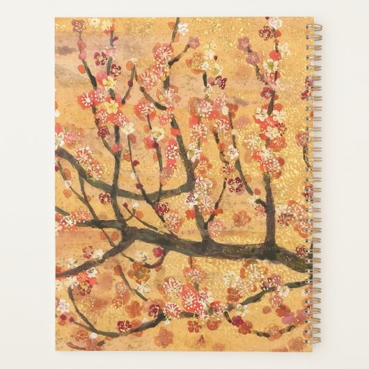 Spring Melody: Plum Blossom & Bush Warbler Planner (Achterkant)