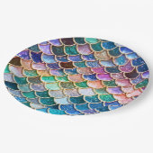 Spring Mermaid Glitter Scales- Mermaidscales Papieren Bordje (Gekanteld)