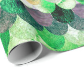 Spring Mermaidscales Mermaid Fishscales Scales Cadeaupapier (Rol Hoek)