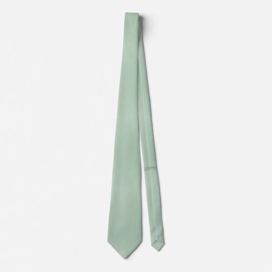 Spring Mint Green Solid Texture Stropdas (Voorkant)