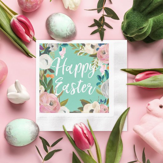 Spring Mint Happy Pasen Servet